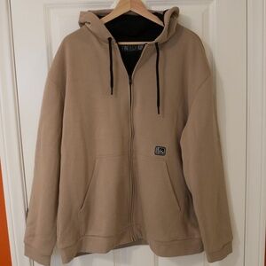 Fintech Mens Heavy Duty Full Zip Hoodie NWOT~